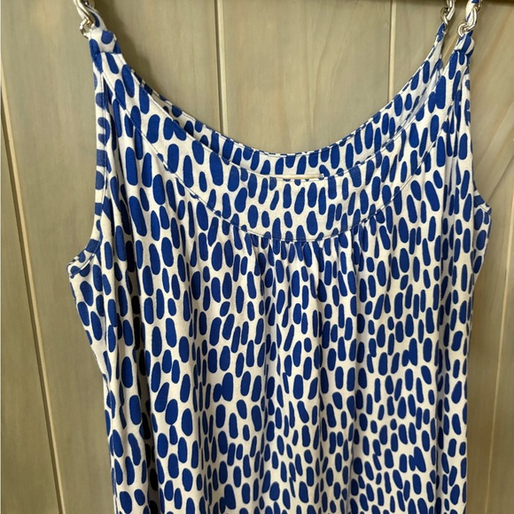 Michael Kors Tops - Michael Kors Blue and White Tank Top